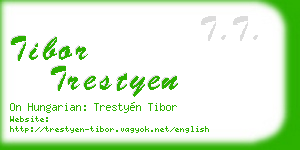 tibor trestyen business card